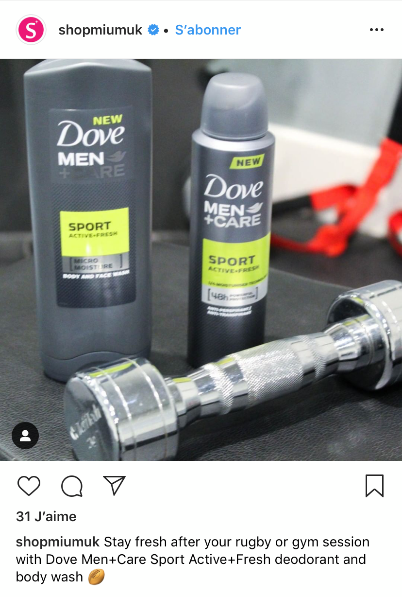 Dove Men,Sucess Story - Shopmium